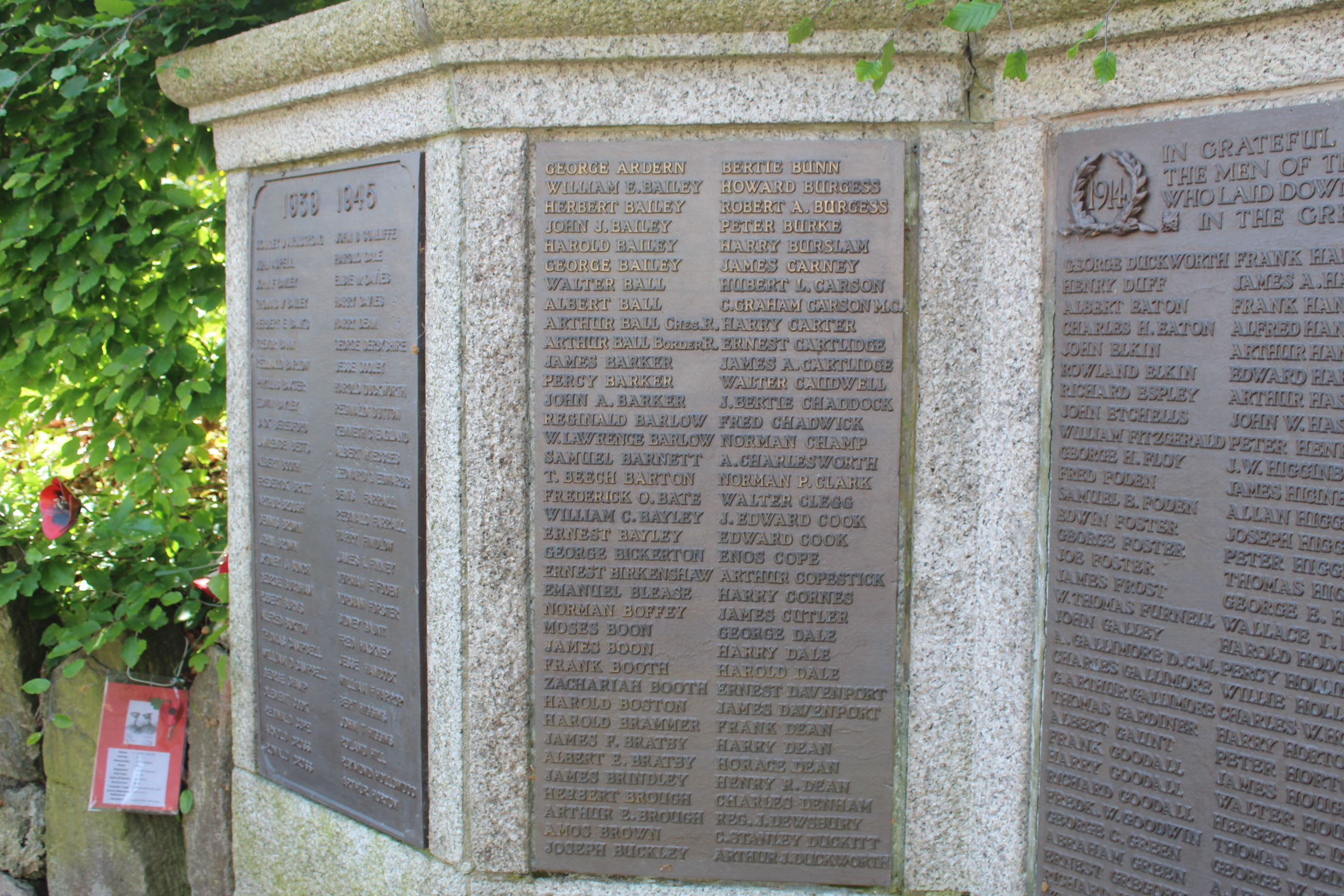 Congleton Memorial - War Memorials Online